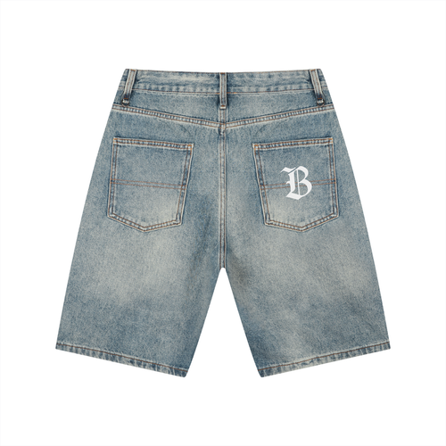 Blue Cherry Denim Short